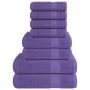 8 dalių rankšluosčių komplektas FROGN violetinis, 360 g/m²