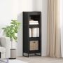 Knygų spinta Juodas ąžuolas 80 x 30 x 155 cm Apdirbta mediena