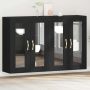 Sieniniai baldai 2 pcs Juodas ąžuolas 69,5 x 34 x 90 cm