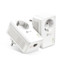 TP-LINK | AV1000 Gigabit Passthrough Powerline Adapter | TL-PA7017P | 1000 Mbit/s | Ethernet LAN (RJ-45) ports 1 | No Wi-Fi | Extra socket