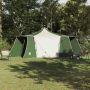 Tipi palapinė Žalia ir smėlio spalvos 492 x 492 x 275 cm