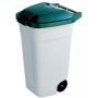 Šiukšlių konteineris Curver, žalia/kreminė/smėlio, 110 l
