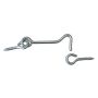 Kabliukas Domax 8872 K-80 201, sidabro, 80 mm x 17 mm