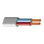 Kabelis Lietkabelis H03VVH2-F, 2 x 0,75 mm², baltas