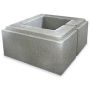 Betoninis tvoros blokelis RTE-32x32x15-S