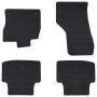 Automobilių kilimėlis 4 pcs Juoda VW PASSAT B8 TPE