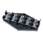  Sujungimo kaladėlė Elektroplast 5 x 16 mm², juoda