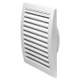 Plast. ventiliacijos grotelės, baltos ND15 190 x 190mm D150