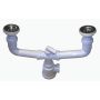 Sifonas WC121B dvigubas