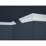 Lubų apdailos juostelės B-7, balta, 200 x 5.3 cm