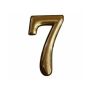 Numeris "7" N1011, žalvario spalvos,  5 cm