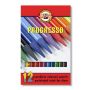 Spalvoti pieštukai KOH-I-NOOR PROGRESSO 8756, 12 spalvų