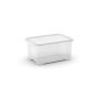 Daiktadėžė T BOX, 14 l, skaidri, 38×27×19 cm
