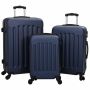 Lagaminas 3 pcs Tamsiai mėlyna 50 x 31 x 78 cm ABS plastikas