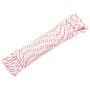 Pull Starter Cord Balta ir Raudona Ø3 mm 10 m Nailonas