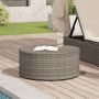 Lauko kavos stalas Pilka Ø 68 x 30 cm poliratanas