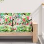 Pallet pagalvių rinkinys Gėlių 2 pcs Tropinė džiunglė