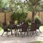 Sodo valgomojo komplektas 7 pcs Ruda
