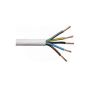 Kabelis Lietkabelis BVV-LL, 5 x 1,5 mm², baltas