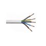 Kabelis Lietkabelis BVV-LL, 5 x 2,5 mm², baltas