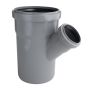 Vidaus kanalizacijos trišakis HTplus, Ø 75 / 50 mm, 45°