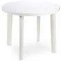 Lauko stalas DIANA TONDO 90600, baltas, Ø90×72 cm