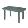 Lauko stalas PROGARDEN FARO OVAL, žalias, 126×85×72 cm