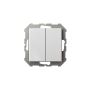 Jungiklis LIREGUS EPSILON, 2 klav., baltos spalvos, IP44