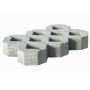 Sodo plytelė Betono Mozaika Eco 8, 60 x 40 x 8 cm, pilka