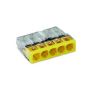 Laidų jungė Wago 2273-205/5, 5 x 0,5-2,5 mm², 450 V, 5 vnt.