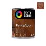 Grindų dažai Pentacolor Pentafloor, raudonai rudi, 0.9 l