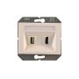 USB ir HDMI lizdas Vilma XP500, baltos spalvos