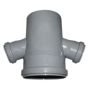 Vidaus kanalizacijos keturšakis HTplus, Ø 50/50/110 mm, 67°
