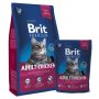 Sausas ėdalas katėms Brit Premium, su vištiena,  1.5 kg