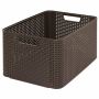 Daiktadėžė CURVER, 30 l, ruda, 43,6×32,6×23 cm