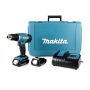 Akumuliatorinis gręžtuvas Makita DDF453SYE, 18V 2x1,5Ah
