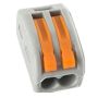 Laidų jungė Okko CMK-412, 2 x 0.08-4 mm², 400 V, 5 vnt.