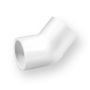 Alkūnė 417-007, PVC-U, 3/4"x45° klijuojamas vidus