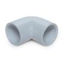 Alkūnė 406-010, PVC-U, 1"x90°, klijuojamas vidus