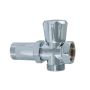 Skalbimo mašinų ventilis TDM Brass, ¾" x 4 cm, su jungtimi