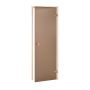 Saunos durys ANDRES SCAN 70x190cm dreb, bronz, mat stiklas