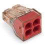  Laidų jungė Wago 773-604/5, 4 x 1,5-4 mm², 400 V, 5 vnt.