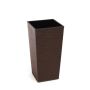 Vazonas Lamela 590-83, plastikinis, Ø 30 cm, rudas