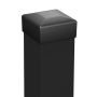 Tvoros stulpas Polargos W1162, 50 x 50 x 2000 mm, juoda sp.
