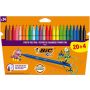 Flomasteriai BIC KIDS VISA 897098, 24 vnt.