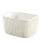 Daiktadėžė CURVER KNIT, 8 l, balta, 30×22×17 cm
