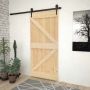 Duris NARVIK Natūrali 80 x 210 cm Kietos pušies medžio durys