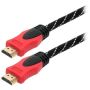 Laidas BLOW HDMI M, HDMI M, 3m, juodas/raudonas 92-056#