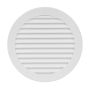 Plast. ventiliacijos grotelės EUROPLAST VR125, D125, baltos