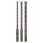 Betono grąžtų komplektas Bosch S4L, SDS-Plus, 6-10 mm, 3 vnt